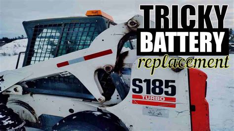 how to change a battery in a skid steer|replacement battery for bobcat.